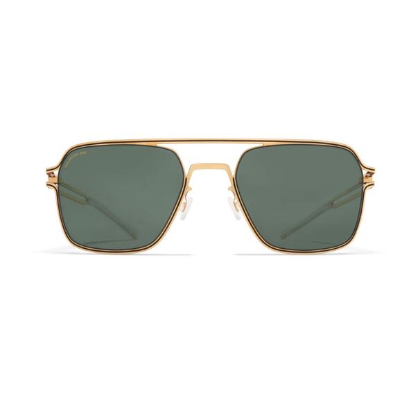 Mykita Men's Gold Black Riku 18HG Eyewear Sunglasses - Picture 9 of 9